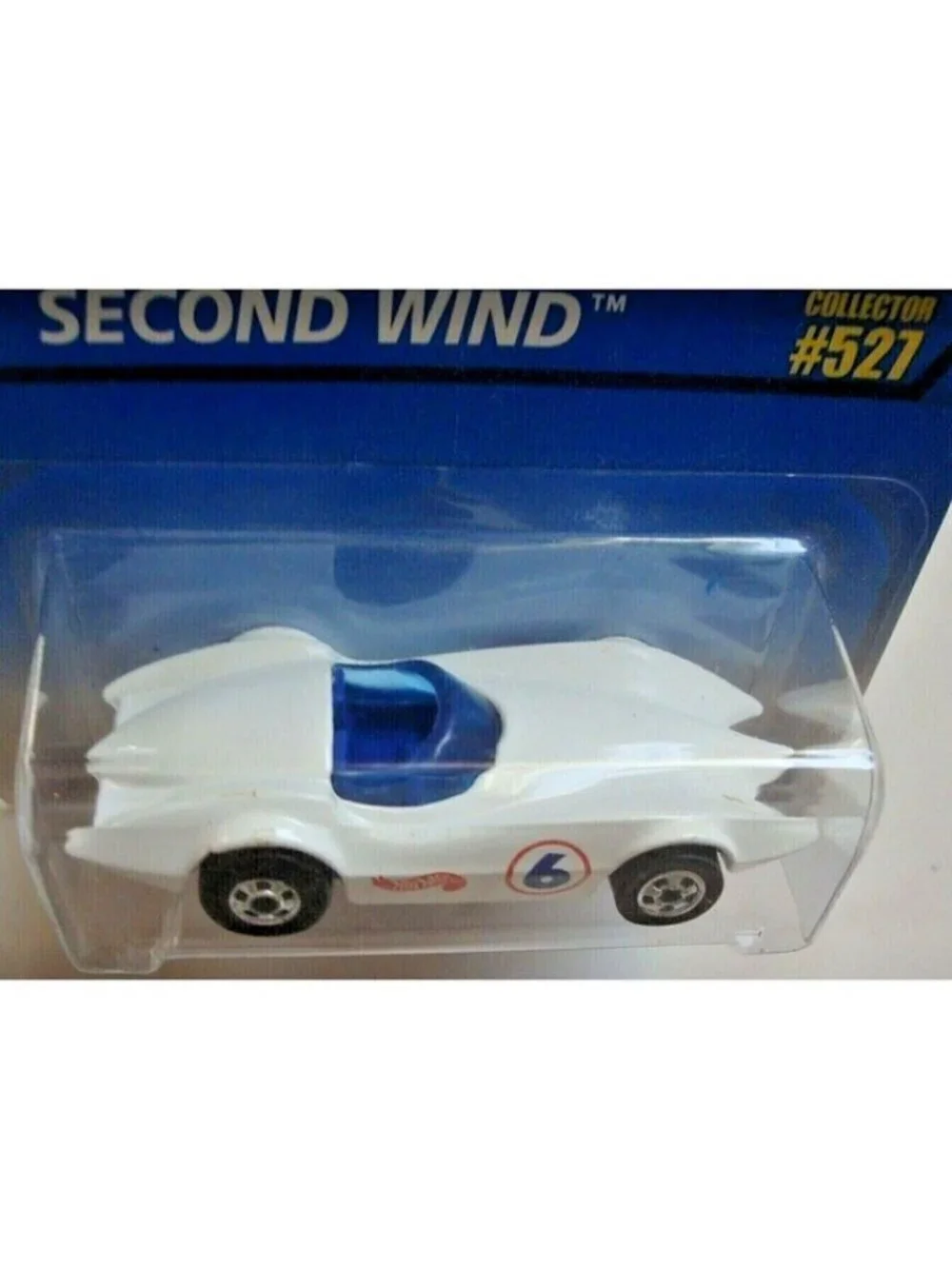 Vintage Die Cast Hot Wheels 1996 Second Wind Collector 527 Open-Air Speedster